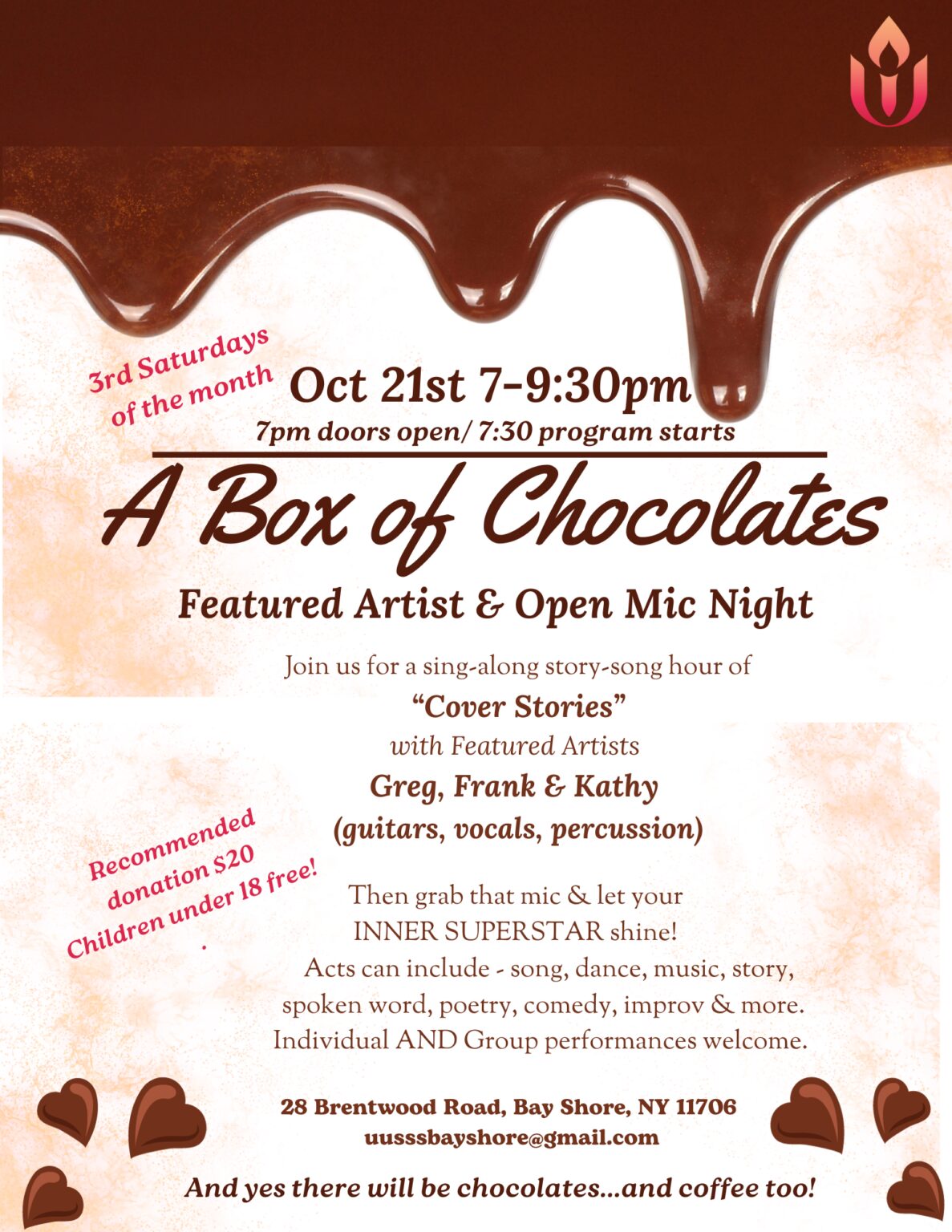 2023-10-21 A Box of Chocolates - Flyer Oct 21 2023