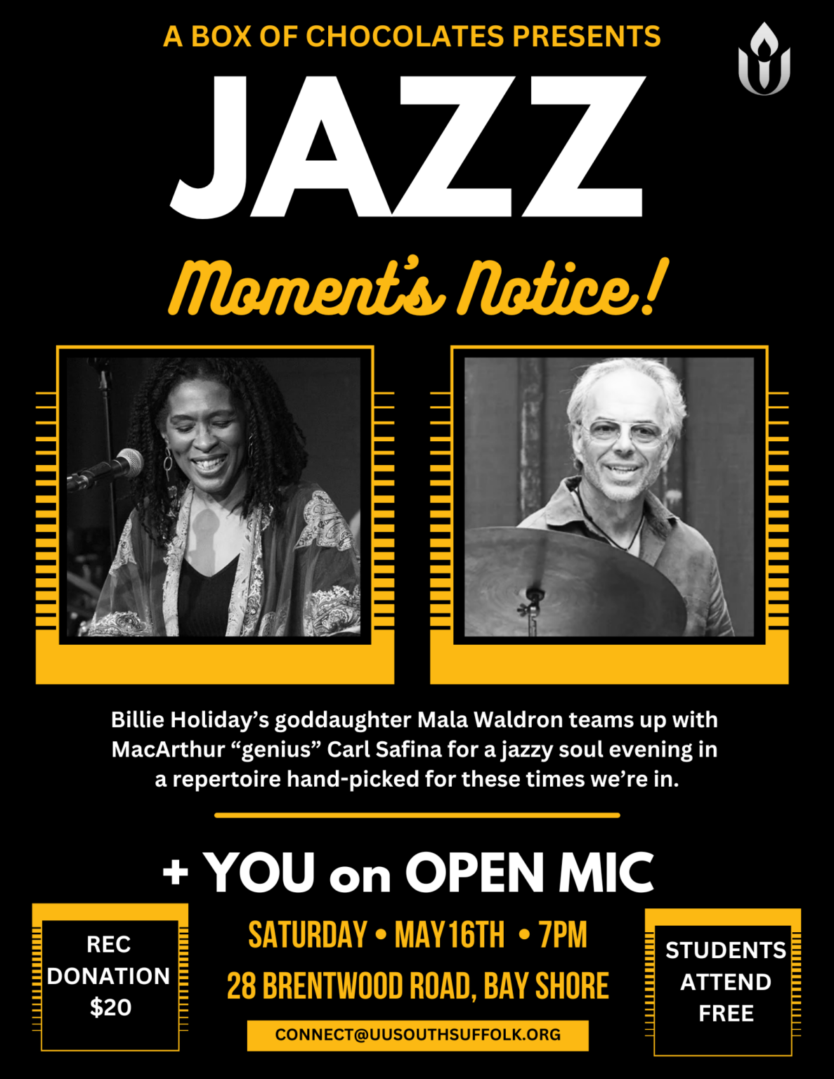 2026-05-16 A Box of Chocolates Portrait Flyer V2