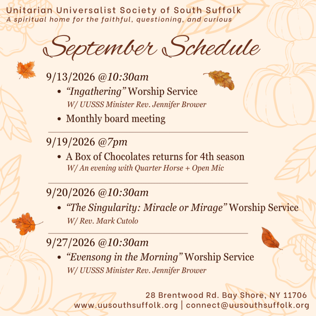 September Event Listing
