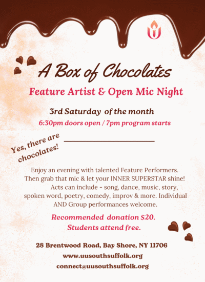 A Box of Chocolates Flyer- Generic